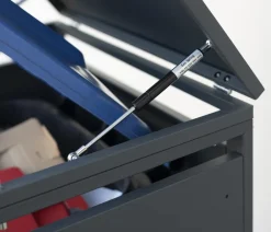 Westmann Mülltonnenverkleidung Kubus 1er Box, ca. B68/H116/T80 cm Anthrazit