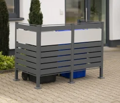 Westmann Aufbewahrungsboxen|Mülltonnenboxen - Mülltonnenverkleidung Tonus Anthrazit