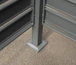 Westmann Mülltonnenverkleidung Planum 2er Box, ca. B170/H120/T90 cm Anthrazit Hot
