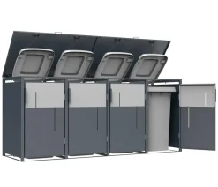 Westmann Aufbewahrungsboxen|Mülltonnenboxen - Mülltonnenverkleidung Tonus Anthrazit