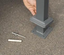 Westmann Mülltonnenboxen - Mülltonnenverkleidung Planum 4er Box, ca. B330/H120/T90 cm Natur