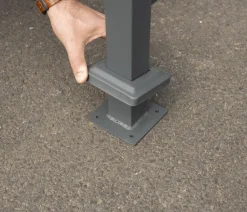 Westmann Mülltonnenboxen - Mülltonnenverkleidung Planum 4er Box, ca. B330/H120/T90 cm Natur