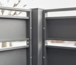 Westmann Mülltonnenboxen - Mülltonnenverkleidung Planum 1er Box, ca. B80/H150/T80 cm Anthrazit