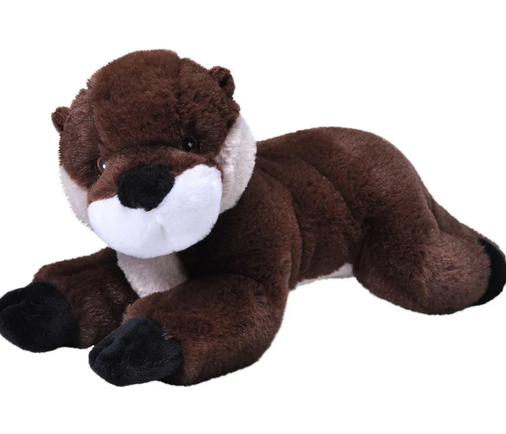 WILD REPUBLIC® Spielzeug - Stofftier Flussotter, ca. B36/H18 cm