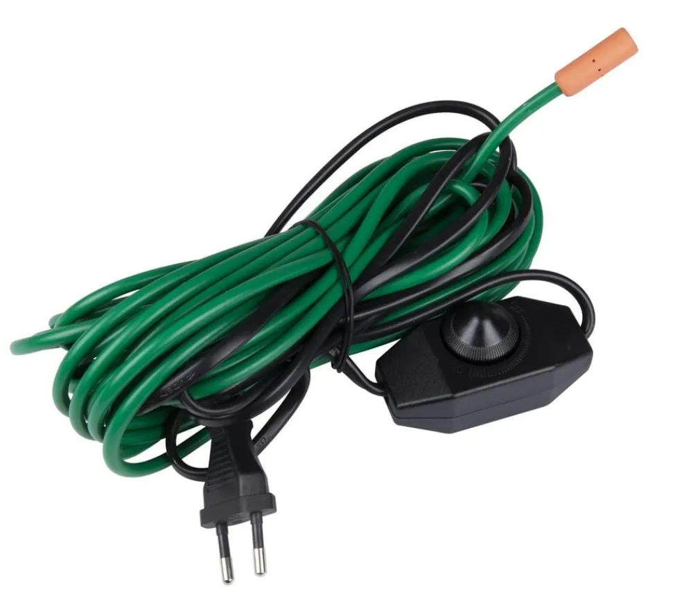 Windhager Pflanzenfolien & Ernteschutz - Heizschlauch für Pflanztöpfe, 6 m, 36 Watt Grün