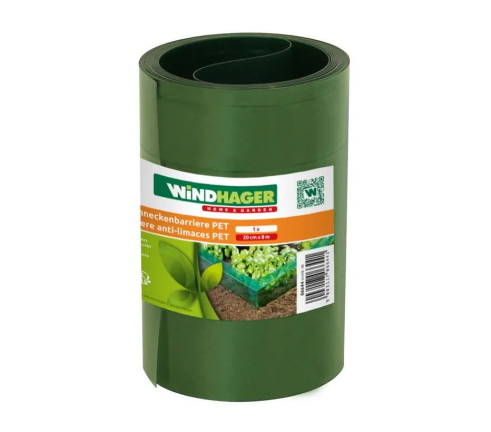 Windhager Schädlingsbekämpfungsmittel > Schneckenbarriere PET, grün, ca. L8 m/B20 cm