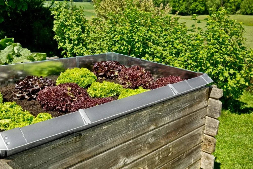 Windhager Schneckenzaun-Wand, ca. B115/H25 cm Silber