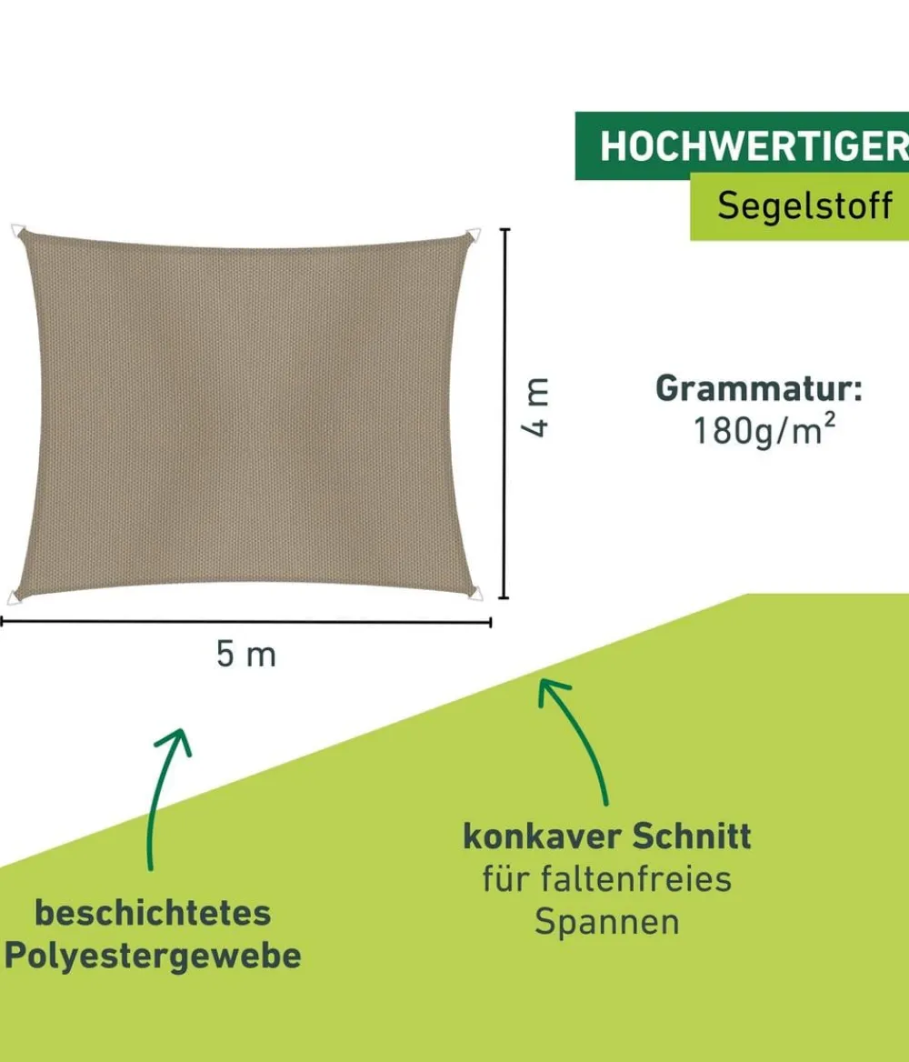 Windhager Sonnensegel > Sonnensegel Cannes, rechteckig, ca. B500/T400 cm