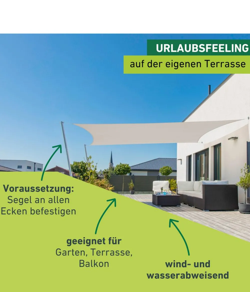 Windhager Sonnensegel > Sonnensegel Cannes, rechteckig, ca. B400/T300 cm