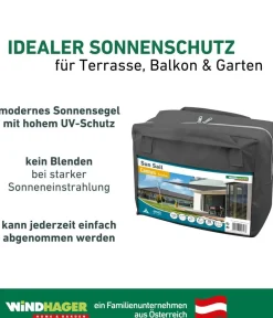Windhager Sonnensegel > Sonnensegel Cannes, dreieckig, ca. B500/T500 cm