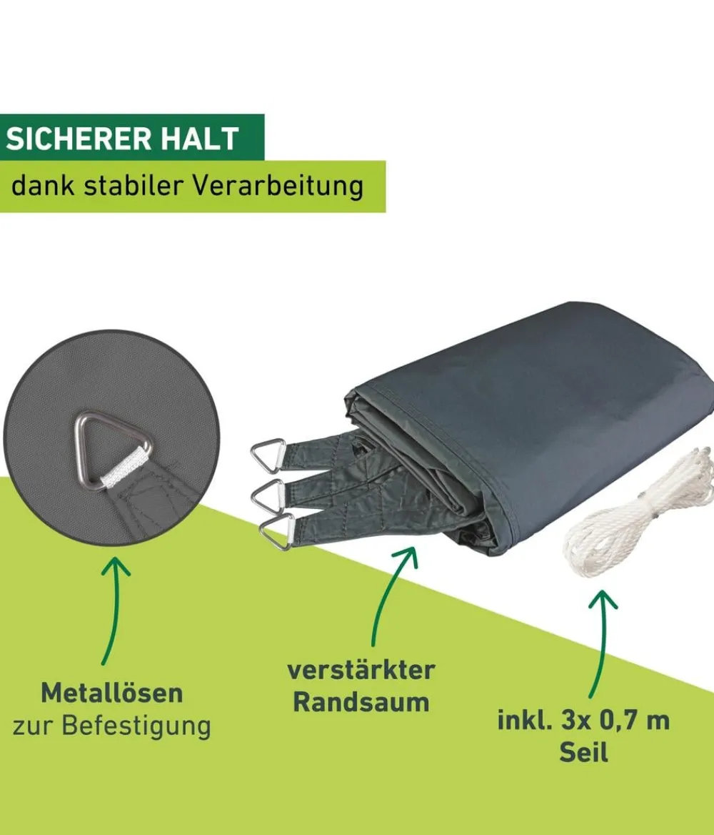 Windhager Sonnensegel > Sonnensegel Cannes, dreieckig, ca. B500/T500 cm