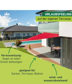Windhager Sonnensegel > Sonnensegel Cannes, dreieckig, ca. B500/T500 cm