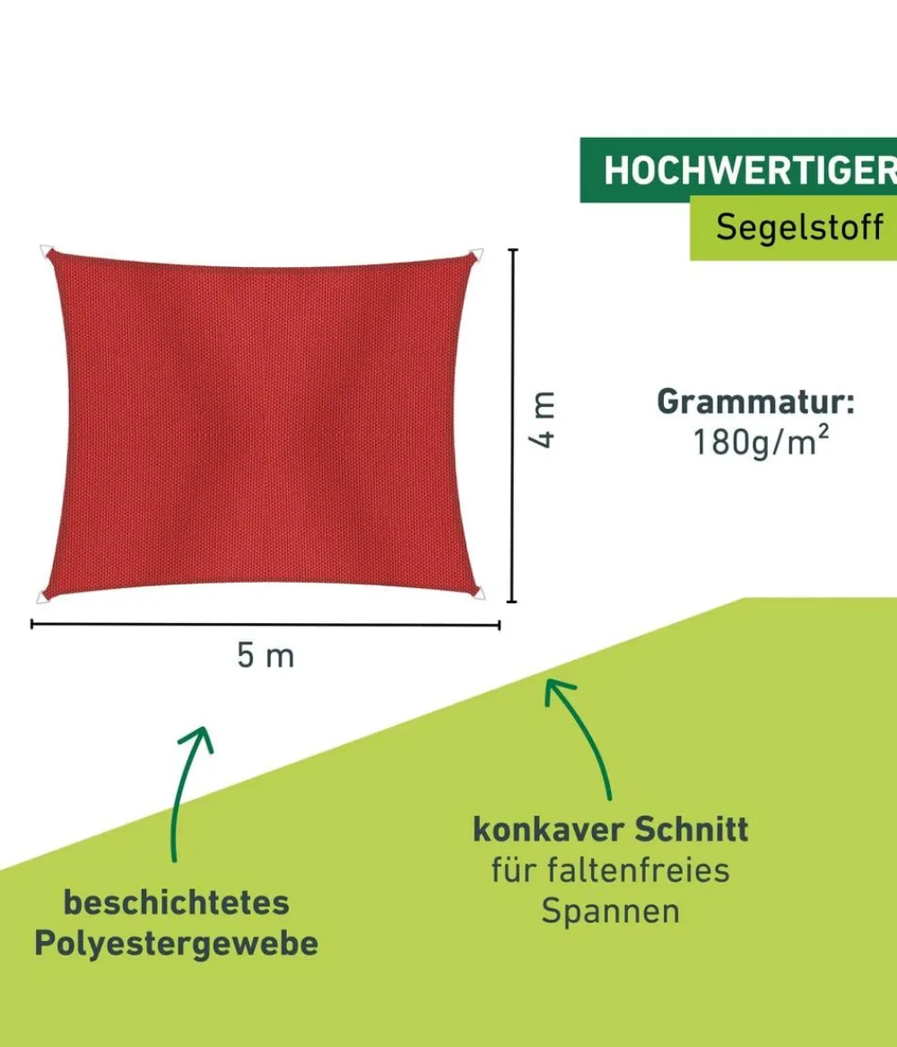 Windhager Sonnensegel > Sonnensegel Cannes, quadratisch, ca. B500/T500 cm