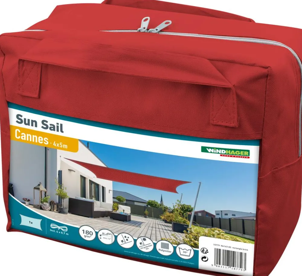 Windhager Sonnensegel > Sonnensegel Cannes, quadratisch, ca. B500/T500 cm