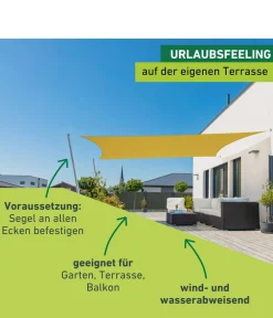 Windhager Sonnensegel Cannes, rechteckig, ca. B400/T300 cm Gelb Sale