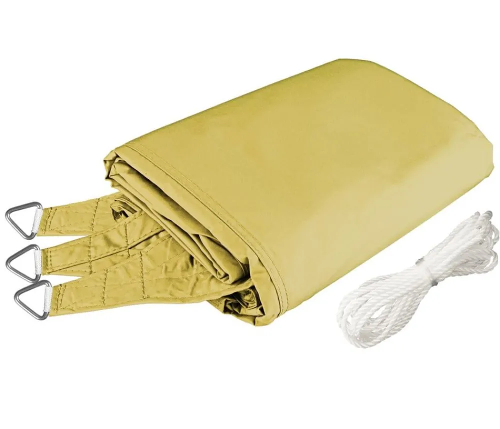 Windhager Sonnensegel Cannes, dreieckig, ca. B500/T500 cm Gelb Outlet