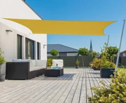 Windhager Sonnensegel - Sonnensegel Cannes, rechteckig, ca. B500/T400 cm Gelb