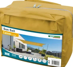 Windhager Sonnensegel - Sonnensegel Cannes, rechteckig, ca. B500/T400 cm Gelb