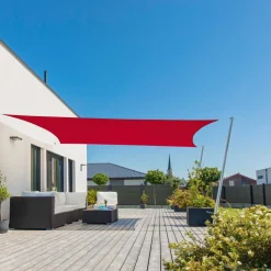 Windhager Sonnensegel - Sonnensegel Cannes, rechteckig, ca. B400/T300 cm Rot