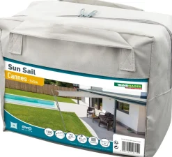 Windhager Sonnensegel - Sonnensegel Cannes, quadratisch, ca. B500/T500 cm Hellgrau