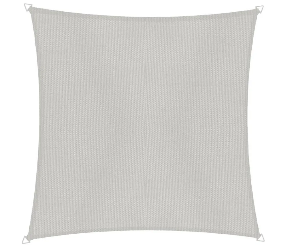 Windhager Sonnensegel - Sonnensegel Cannes, quadratisch, ca. B500/T500 cm Hellgrau
