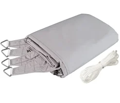 Windhager Sonnensegel - Sonnensegel Cannes, quadratisch, ca. B500/T500 cm Hellgrau