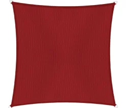 Windhager Sonnensegel - Sonnensegel Cannes, quadratisch, ca. B400/T400 cm Rot