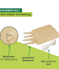 Windhager Sonnensegel > Sonnensegel Capri, quadratisch, ca. B500/T500 cm