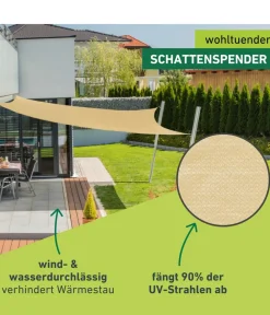 Windhager Sonnensegel > Sonnensegel Capri, quadratisch, ca. B500/T500 cm