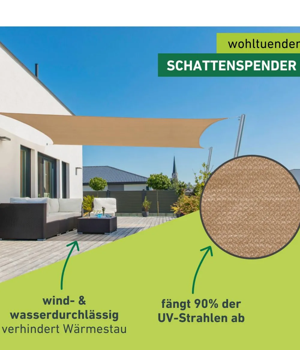Windhager Sonnensegel > Sonnensegel Capri, rechteckig, ca. B500/T400 cm
