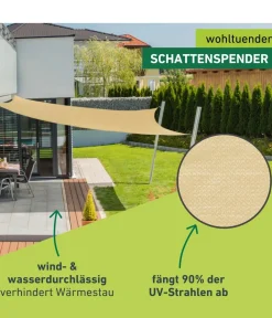 Windhager Sonnensegel > Sonnensegel Capri, quadratisch, ca. B400/T400 cm