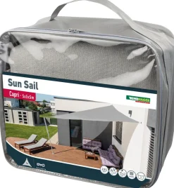 Windhager Sonnensegel Capri, dreieckig, ca. B500/T500 cm Grau Discount