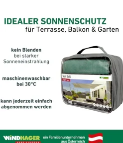 Windhager Sonnensegel - Sonnensegel Capri, rechteckig, ca. B400/T300 cm Grün