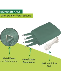 Windhager Sonnensegel - Sonnensegel Capri, rechteckig, ca. B400/T300 cm Grün