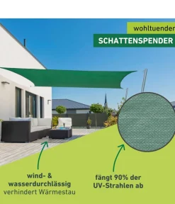 Windhager Sonnensegel - Sonnensegel Capri, rechteckig, ca. B400/T300 cm Grün