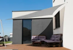 Windhager Sonnensegel Capri, dreieckig, ca. B400/T400 cm Grau Online