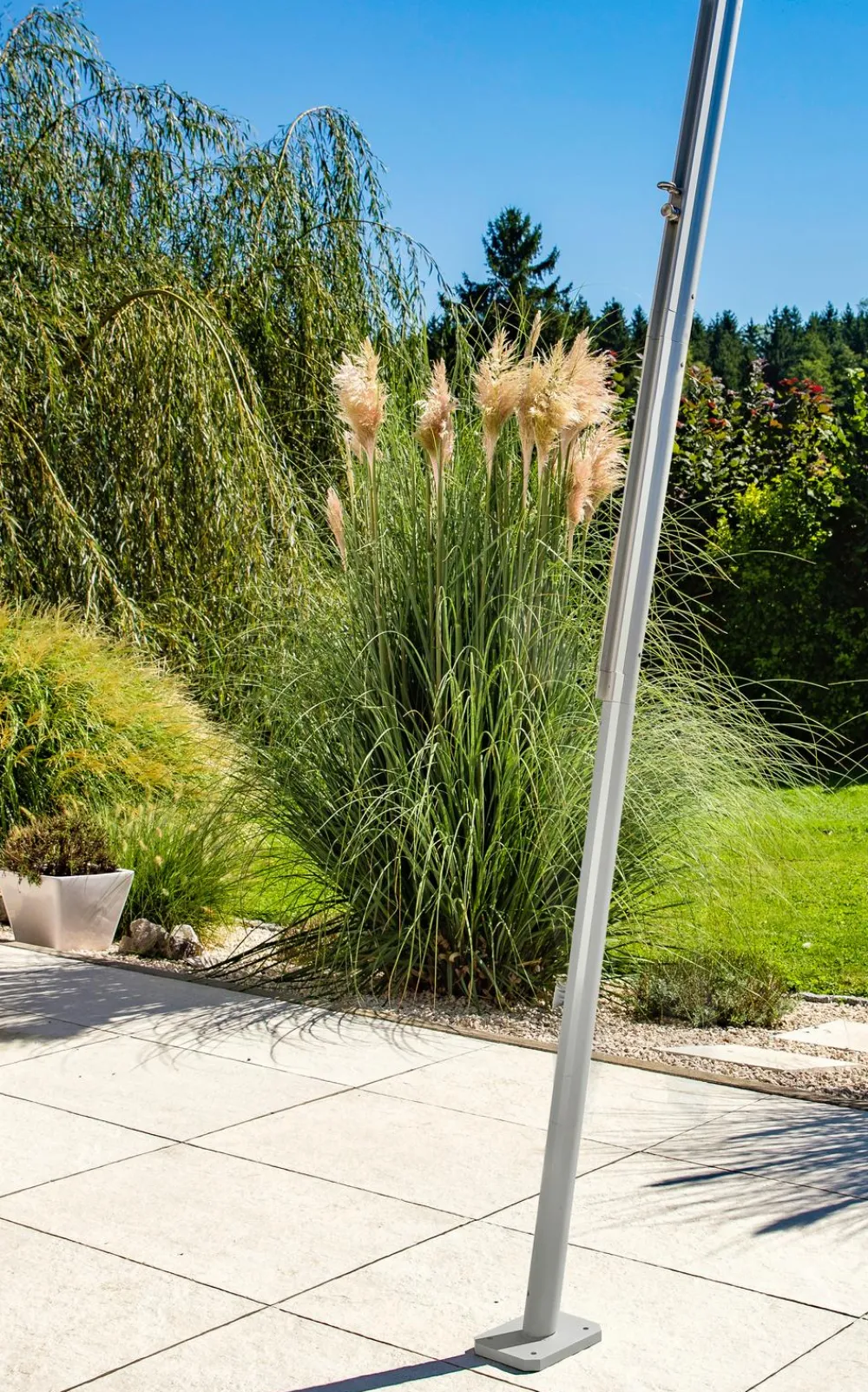 Windhager Sonnensegel - Sonnensegelmast, ca. H242,50 cm Silber