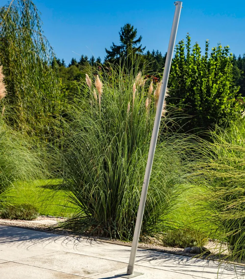 Windhager Sonnensegelmast Set, ca. H240 cm Silber New