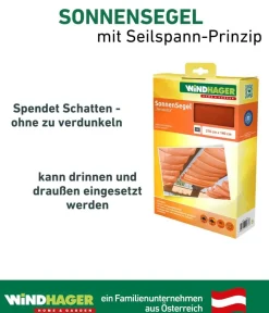 Windhager Sonnensegel > Sonnensegel, rechteckig,ca. B270/T140cm