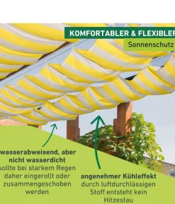 Windhager Sonnensegel > Sonnensegel, rechteckig, ca. B420/T140 cm