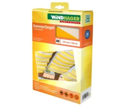 Windhager Sonnensegel, rechteckig,ca. B270/T140cm Gelb Hot