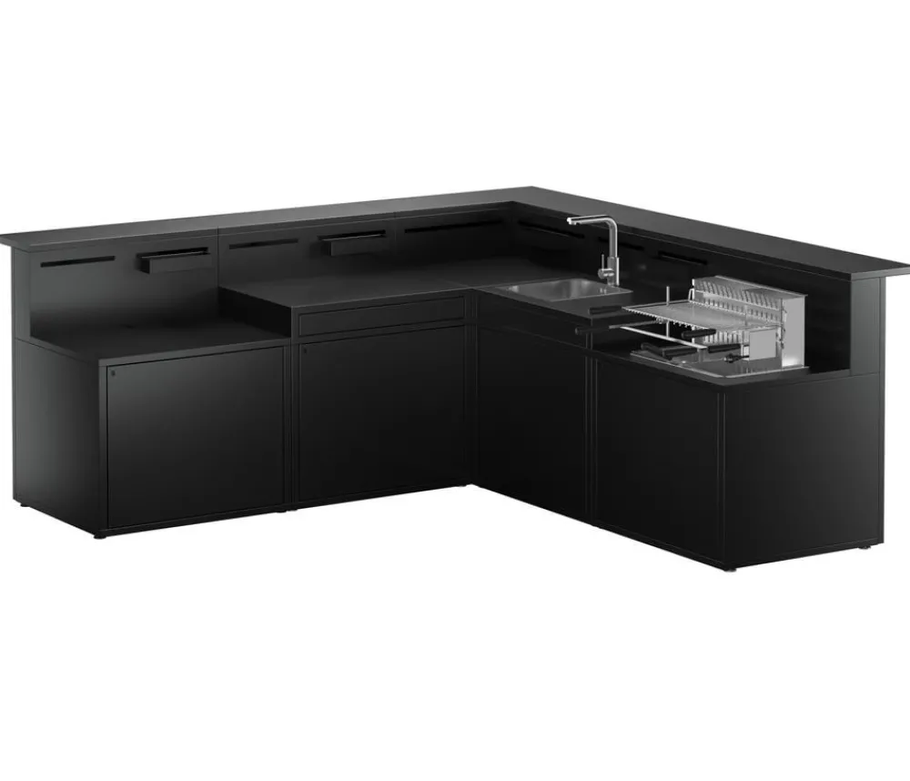 WMF Outdoor-Küchen > Outdoor-Küche Grillmodul, ca. B90/H112/T81 cm