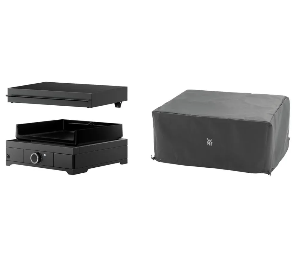 WMF Plancha Set 45E, ca. B50/H24,5/T63 cm Schwarz New