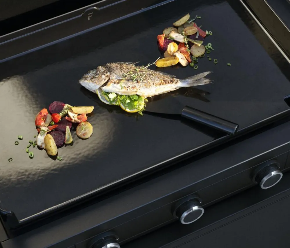 WMF Plancha Set 45E, ca. B50/H24,5/T63 cm Schwarz New