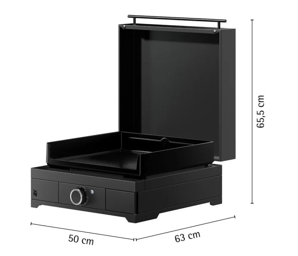 WMF Plancha Set 45E, ca. B50/H24,5/T63 cm Schwarz New