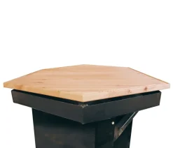 Wolff Finnhaus 6-Eck Tischplatte Grillkota 9 Natur Discount