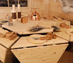 Wolff Finnhaus 6-Eck Tischplatte Grillkota 9 Natur Discount