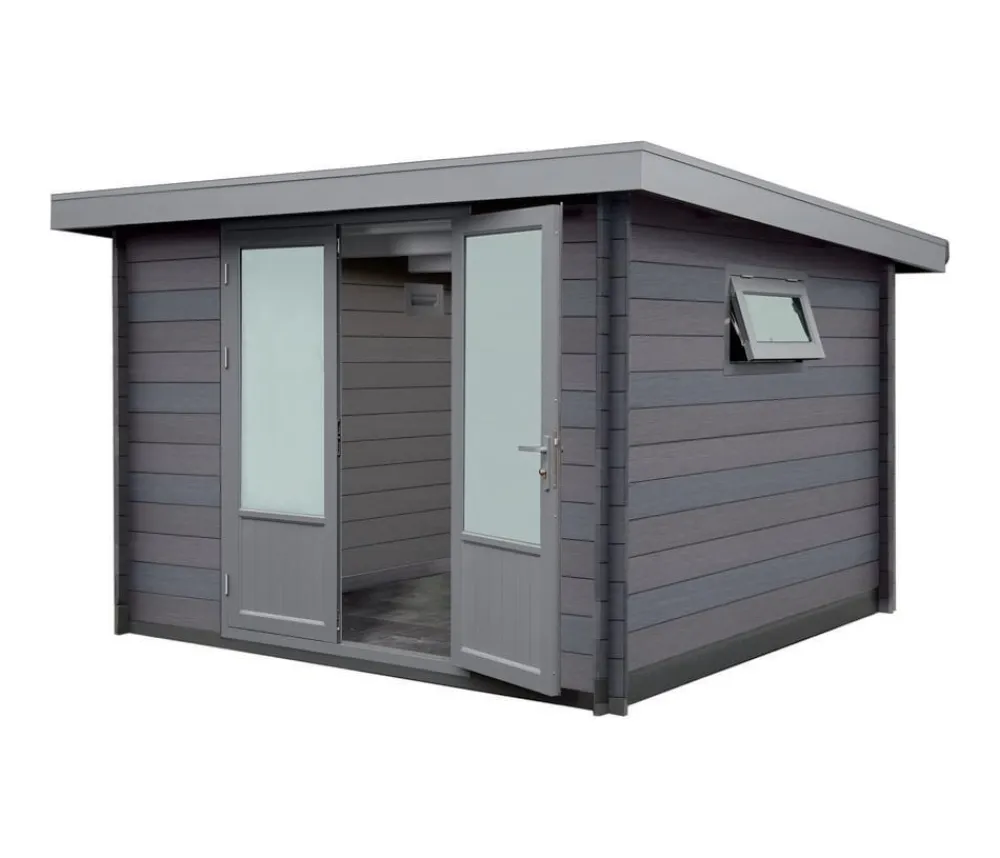 Wolff Finnhaus Gartenhäuser & Gerätehäuser > Gartenhaus WPC-Trend D, ca. B340/H221/332 cm