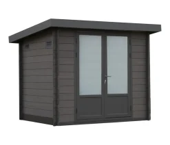 Wolff Finnhaus Gartenhaus WPC-Trend B, ca. B280/H222/T240 cm Grau Sale