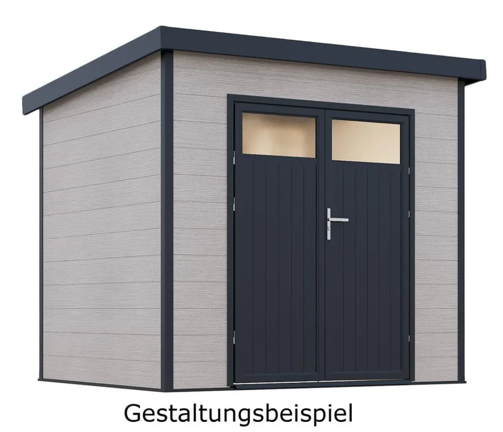 Wolff Finnhaus Gartenhäuser & Gerätehäuser - Gerätehaus Nives 2724, ca. B300/H237/T277 cm